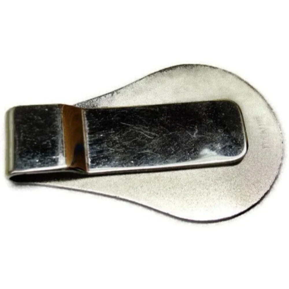 Dante Money Clip Aquarius Stainless Steel Wallet Credit Card Cash ID Holder